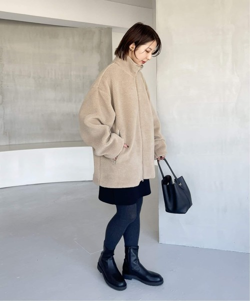 LE TALON（ルタロン）の「《追加6》3.5cmトラックソールフィットショートブーツ（ブーツ・レディース・ブラック系その他/ブラウン・X-LARGE/LARGE/MEDIUM/SMALL/X-SMALL）」の21枚目の写真