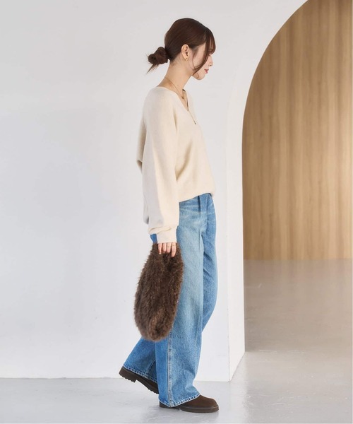 LE TALON（ルタロン）の「《追加6》3.5cmトラックソールフィットショートブーツ（ブーツ・レディース・ブラック系その他/ブラウン・X-LARGE/LARGE/MEDIUM/SMALL/X-SMALL）」の16枚目の写真