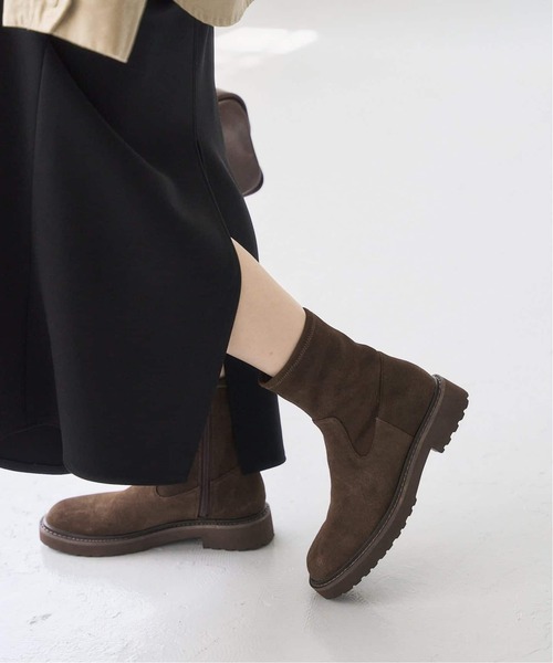 LE TALON（ルタロン）の「《追加6》3.5cmトラックソールフィットショートブーツ（ブーツ・レディース・ブラック系その他/ブラウン・X-LARGE/LARGE/MEDIUM/SMALL/X-SMALL）」の8枚目の写真