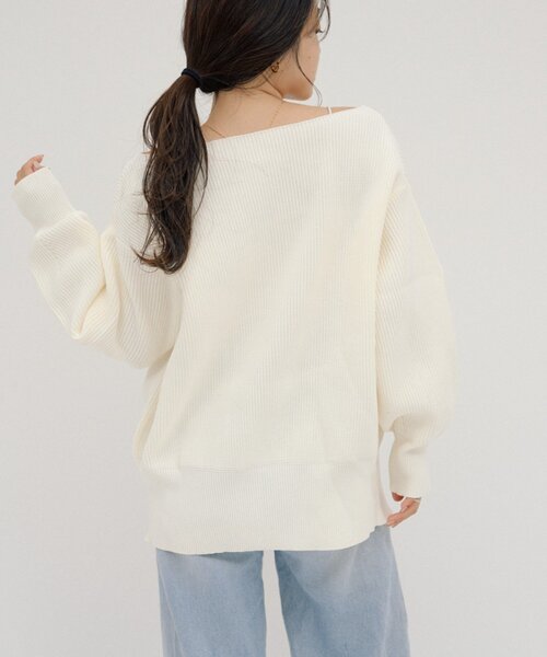 CIAOPANIC TYPY（チャオパニックティピー）の「【WEB限定】【yumi企画】華奢見え女っぽ/マルチウェイダブルジップニット（カーディガン/ボレロ・レディース・ブラウン/レッド/ブルー/オフホワイト/グレー/ブラック・ONE SIZE）」の15枚目の写真