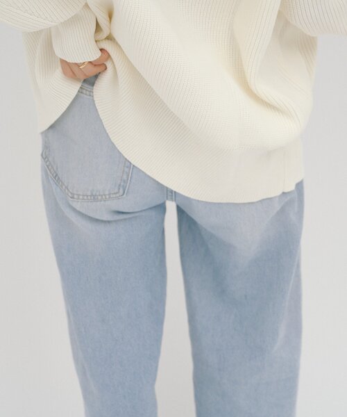 CIAOPANIC TYPY（チャオパニックティピー）の「【WEB限定】【yumi企画】華奢見え女っぽ/マルチウェイダブルジップニット（カーディガン/ボレロ・レディース・ブラウン/レッド/ブルー/オフホワイト/グレー/ブラック・ONE SIZE）」の16枚目の写真