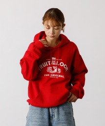 【FRUIT OF THE LOOM/フルーツ・オブ・ザ・ルーム】PRINT HOOD5/ロゴプリント/フーディー/ユニセックス