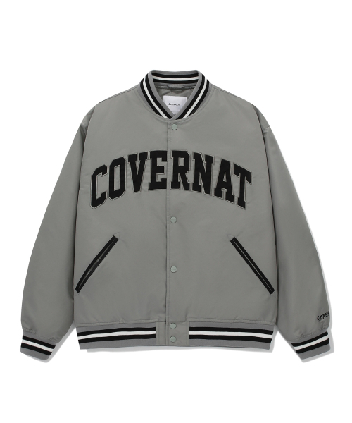 COVERNAT(カバーナット)の「アーチロゴサテンバスティグレー(その他アウター・レディース・その他・SMALL/MEDIUM/LARGE/X-LARGE)」の2枚目の写真