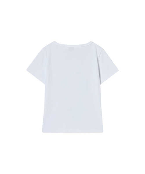 NYXX（エヌワイエックスエックス）の「PEARLY TEE WHITE（Tシャツ/カットソー・レディース・その他・F）」の3枚目の写真