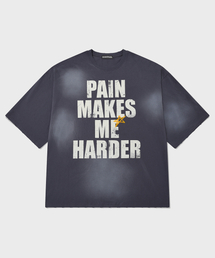 SP ウォッシング切り替え7部Tシャツダークグレー