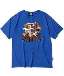 TRIPSHION（トリップション）の「VENDING MACHINE GRAPHIC Tシャツ - ブルー（Tシャツ/カットソー）」