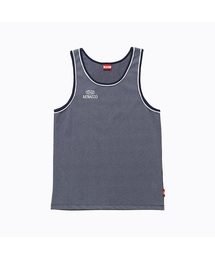 Stripe Double Binding Sleeveless_Navy