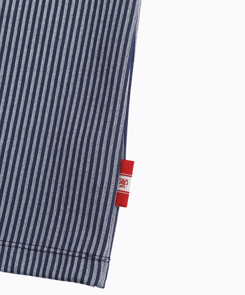 MENASOO(ミナス)の「Stripe Double Binding Sleeveless_Navy(Tシャツ/カットソー・レディース・ネイビー・F)」の10枚目の写真