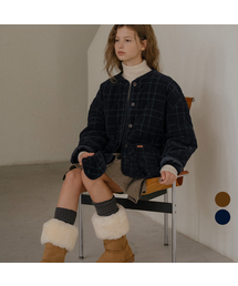 TILL I DIE（ティルアイダイ）の「Corduroy quilting detachable collar jumper_2color（その他アウター）」