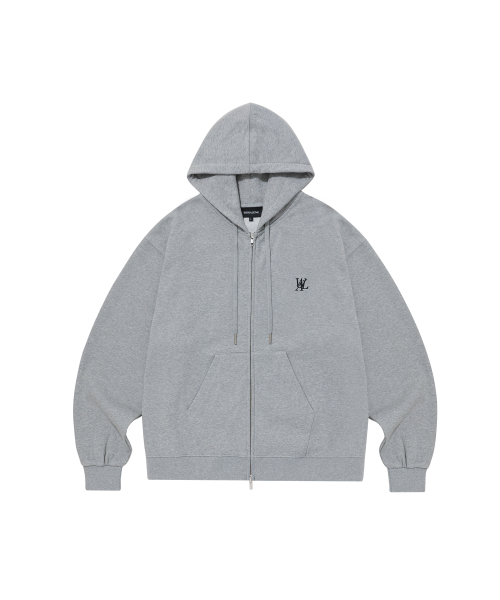 WOOALONG(ウアロン)の「(裏起毛)Signatureフードジップアップ (2色)(パーカー・レディース・その他・SMALL/MEDIUM/LARGE)」の3枚目の写真