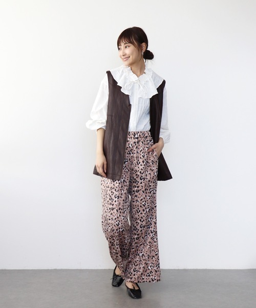 Jines（ジネス）の「フリル襟付きシャツブラウス（シャツ/ブラウス・レディース・ホワイト/ブルー/ブラック・38）」の13枚目の写真