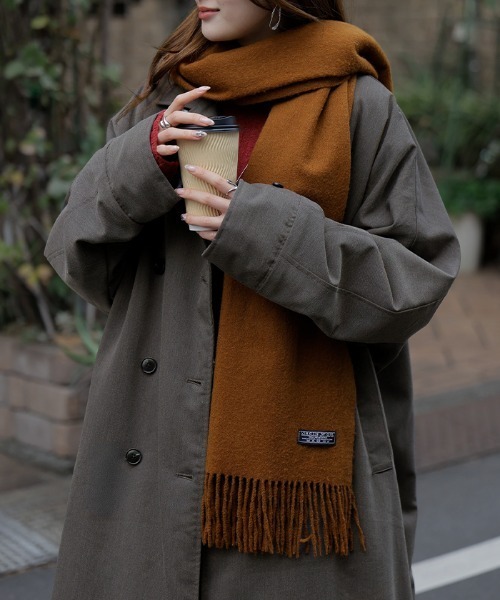 HUG.U(ハグユー)の「「ドルマンの上に着られる」 中綿トレンチコート(トレンチコート・レディース・グレー/ブラック/カーキ・FREE)」の7枚目の写真