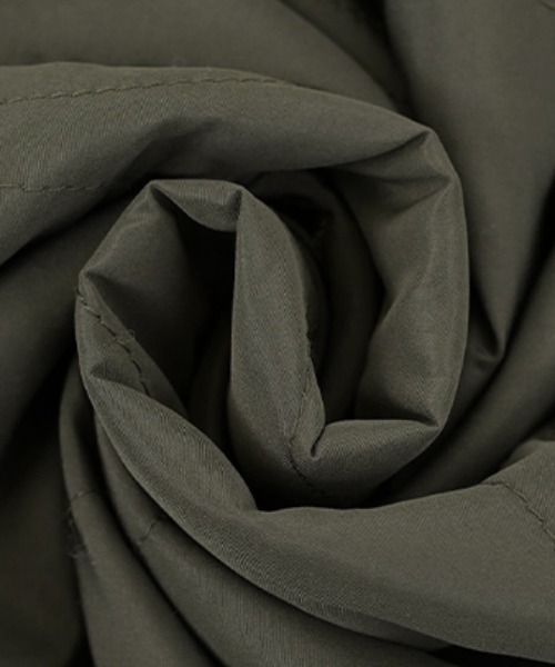 HUG.U(ハグユー)の「「ドルマンの上に着られる」 中綿トレンチコート(トレンチコート・レディース・グレー/ブラック/カーキ・FREE)」の17枚目の写真