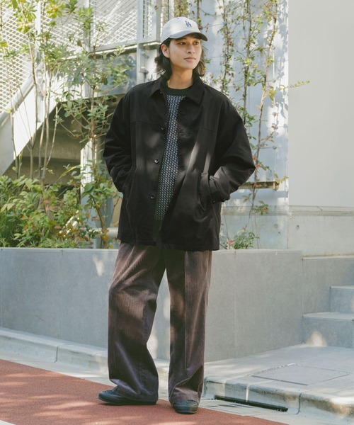 RAGEBLUE（レイジブルー）の「【AIRTHERMAL/エアサーマル】カラーカーコート（ステンカラーコート・メンズ・ブラック/レッド/ホワイト・MEDIUM/LARGE）」の12枚目の写真