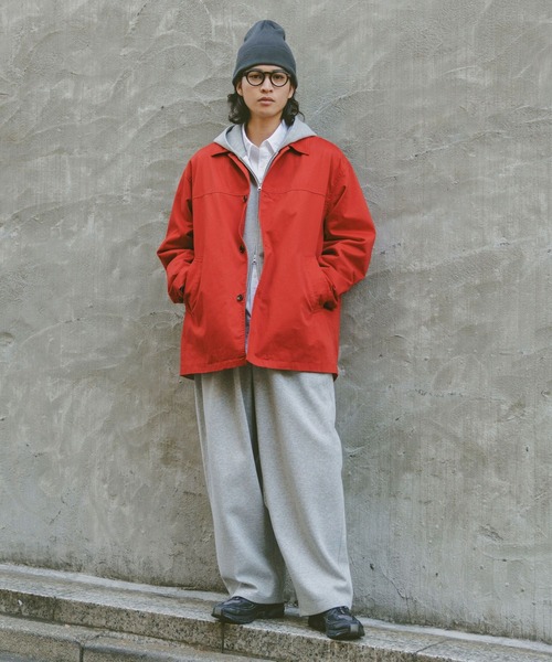 RAGEBLUE（レイジブルー）の「【AIRTHERMAL/エアサーマル】カラーカーコート（ステンカラーコート・メンズ・ブラック/レッド/ホワイト・MEDIUM/LARGE）」の18枚目の写真