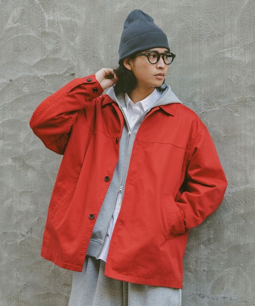 RAGEBLUE（レイジブルー）の「【AIRTHERMAL/エアサーマル】カラーカーコート（ステンカラーコート・メンズ・ブラック/レッド/ホワイト・MEDIUM/LARGE）」の22枚目の写真