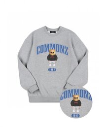 COMMONZ（コモンズ）の「1987 ベア オーバーサイズ スウェット_グレー（スウェット）」