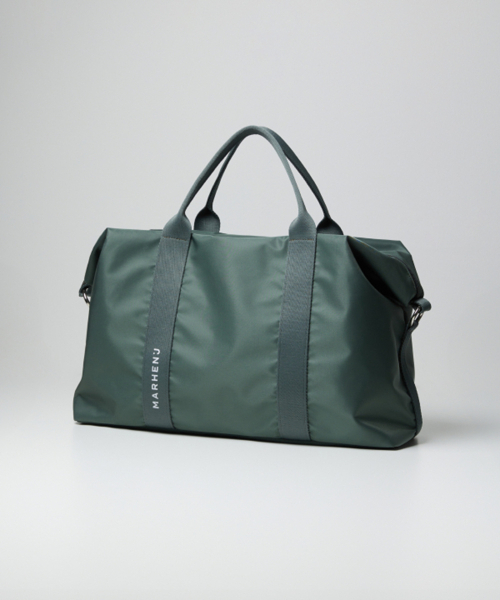 MARHEN.J(マルヘンジェイ)の「ベルサス (VERSUS) ナイロン ボストンバッグ(ショルダーバッグ・レディース・ブラック/グリーン・FREE)」の4枚目の写真
