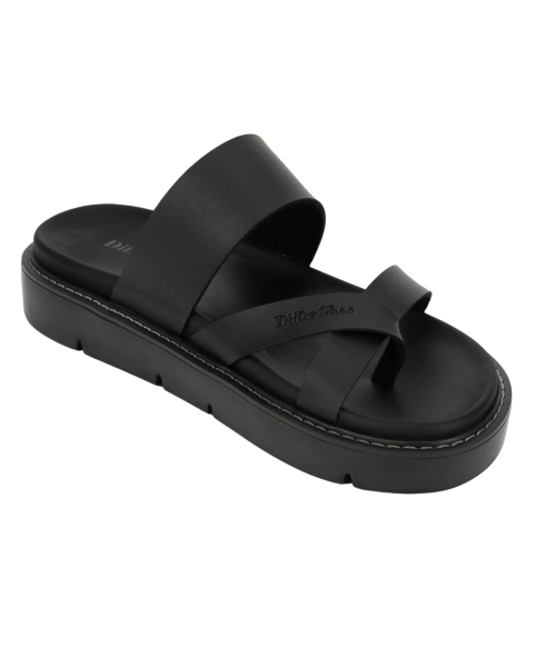 DIFFERSHOE(ディファーシュー)の「男性エイロンレザースティッチスリッパ5CM(サンダル・メンズ・ブラック・28cm/23cm/24cm/25cm/26cm/27cm)」の7枚目の写真