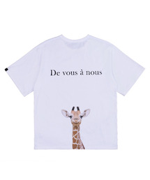 DVAN（ドゥヴァン）の「GIRAFFE GRAPHIC T-SHIRT Giraffe graphic t-shirt（Tシャツ/カットソー）」