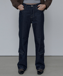 ANYTIME LOREAK（エニタイムロレーク）の「CLOVER POCKET PANTS-NAVY(W)（デニムパンツ）」