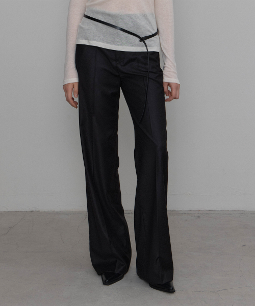 THEMARGOT（ザマルゴット）の「ベーシックウールスラックス_brown（スラックス・レディース・その他・SMALL/MEDIUM）」の2枚目の写真