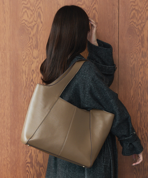 kariさんコラボ】ポーチ付き多機能オープントート/A4/通勤/16インチPC