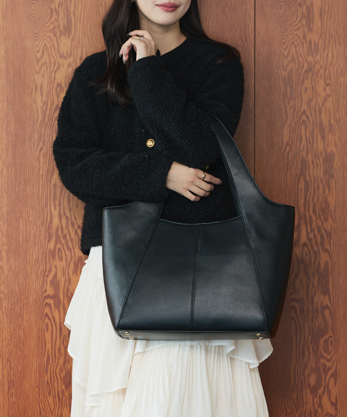 kariさんコラボ】ポーチ付き多機能オープントート/A4/通勤/16インチPC