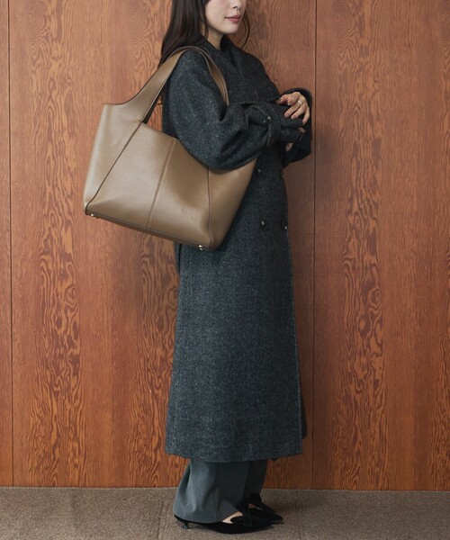 kariさんコラボ】ポーチ付き多機能オープントート/A4/通勤/16インチPC