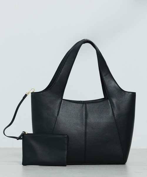 kariさんコラボ】ポーチ付き多機能オープントート/A4/通勤/16インチPC