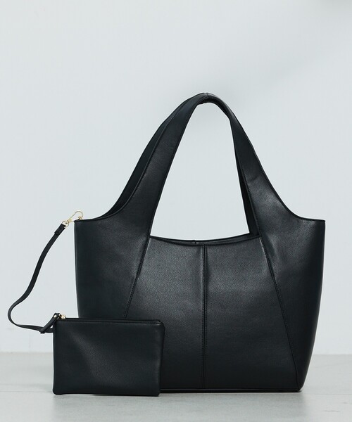 kariさんコラボ】ポーチ付き多機能オープントート/A4/通勤/16インチPC