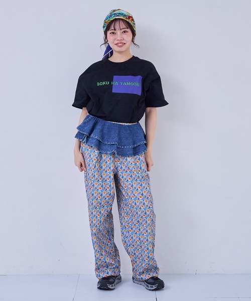 MARKEY'S（マーキーズ）の「タックイージーパンツ/おとな（その他パンツ・レディース・ホワイト系その他/ベージュ系その他/ピンク/グリーン/チャコール/ブルー系その他/イエロー・160cm/170cm）」の6枚目の写真