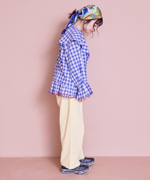 MARKEY'S（マーキーズ）の「タックイージーパンツ/おとな（その他パンツ・レディース・ホワイト系その他/ベージュ系その他/ピンク/グリーン/チャコール/ブルー系その他/イエロー・160cm/170cm）」の22枚目の写真