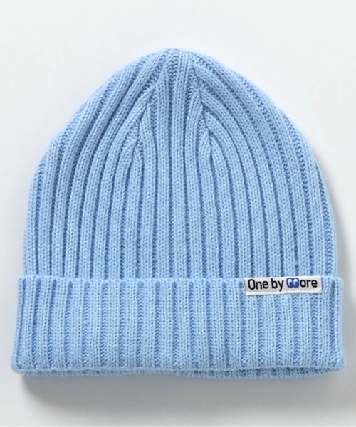 BREEZE（ブリーズ）の「one by more カラバリニット帽（ニットキャップ/ビーニー・キッズ・オレンジ/イエロー/ピンク/ブラック/ブルー・50/54/58）」の2枚目の写真