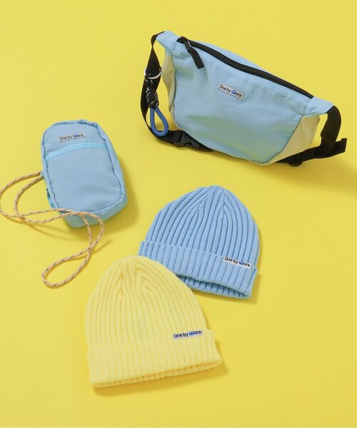 BREEZE（ブリーズ）の「one by more カラバリニット帽（ニットキャップ/ビーニー・キッズ・オレンジ/イエロー/ピンク/ブラック/ブルー・50/54/58）」の17枚目の写真