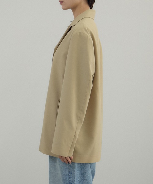 AMERICANA（アメリカーナ）の「【Americana（アメリカーナ） for SALON】シングルジャケット/セットアップ対応（テーラードジャケット・レディース・ダークブラウン/ベージュ・FREE）」の18枚目の写真