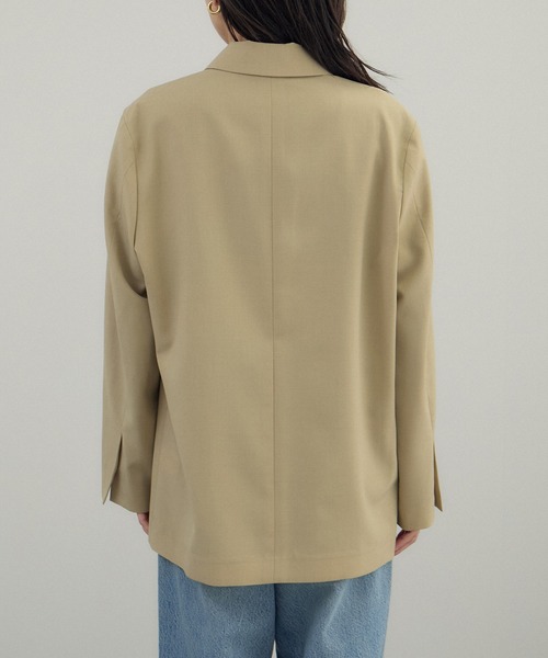 AMERICANA（アメリカーナ）の「【Americana（アメリカーナ） for SALON】シングルジャケット/セットアップ対応（テーラードジャケット・レディース・ダークブラウン/ベージュ・FREE）」の19枚目の写真