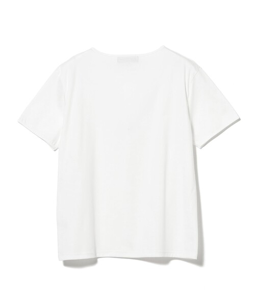 International Gallery BEAMS(インターナショナルギャラリービームス)の「QUATTROCCHI / スムースコットン ヘンリーネック Tシャツ(Tシャツ/カットソー・メンズ・オフホワイト/ブラック/ネイビー・MEDIUM/LARGE/SMALL)」の10枚目の写真