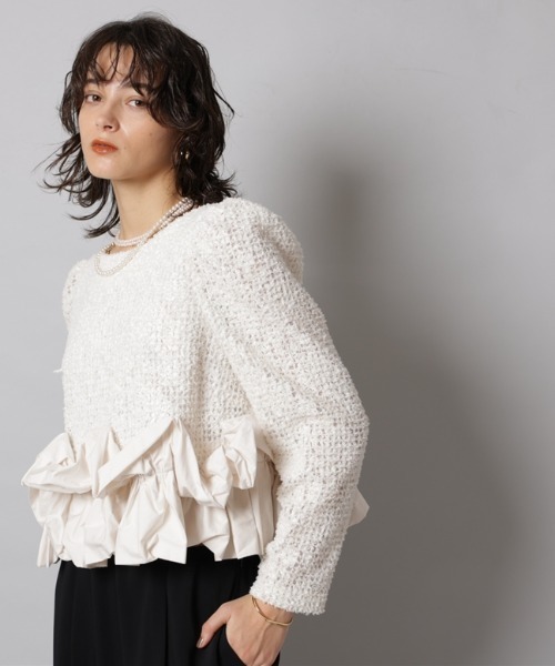 裾バルーンブラウス（シャツ/ブラウス）｜CADUNE（カデュネ）の