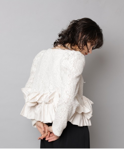裾バルーンブラウス（シャツ/ブラウス）｜CADUNE（カデュネ）の
