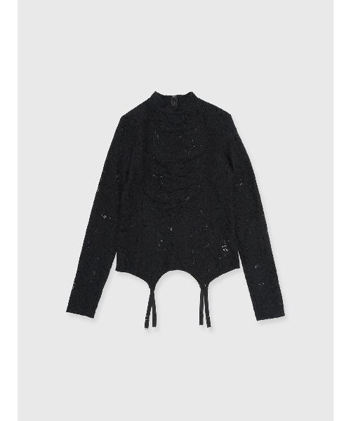 LIQUIDE LACE TOPS/リキッドレーストップス（Tシャツ/カットソー