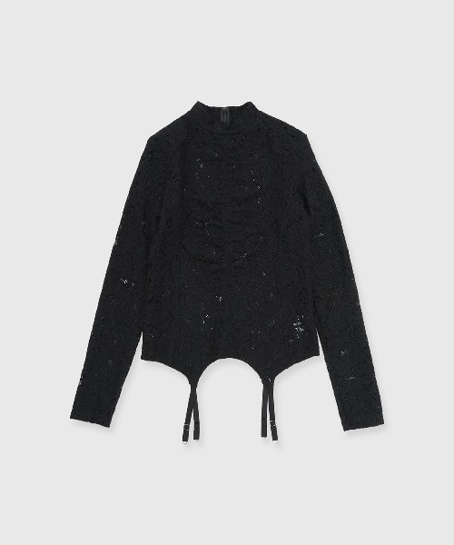 LIQUIDE LACE TOPS/リキッドレーストップス（Tシャツ/カットソー