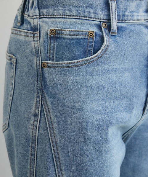 KATHARINE ROSS（キャサリンロス）の「【KATHARINE ROSS】裏毛起毛デニム3Dパンツ（デニムパンツ・レディース・ネイビー/ライトブルー・MEDIUM）」の6枚目の写真