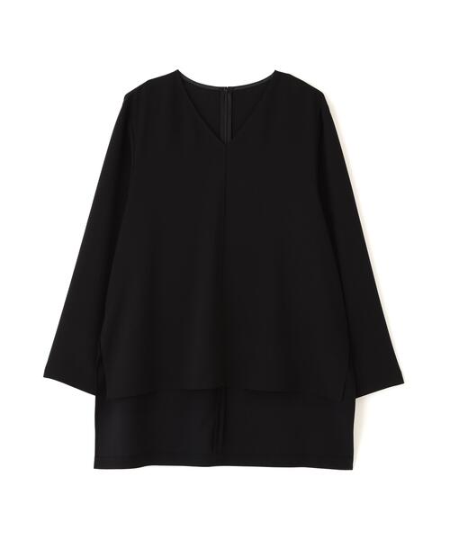 ADORE(アドーア)の「◆バックサテンジョーゼットVネック(シャツ/ブラウス・レディース・ブルー/ホワイト/ブラック・38)」の16枚目の写真