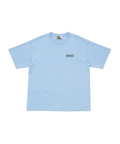 PRIVATE NEIGHBORS(プライベートネイバーズ)の「ワークホリックオンリーTスカイブルー(Tシャツ/カットソー・レディース・その他・LARGE/MEDIUM)」の2枚目の写真