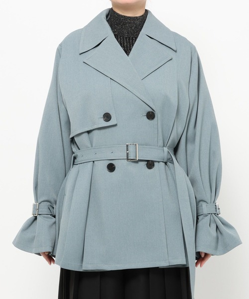 オーバーミディトレンチジャケット(HARE)（トレンチコート）｜HARE