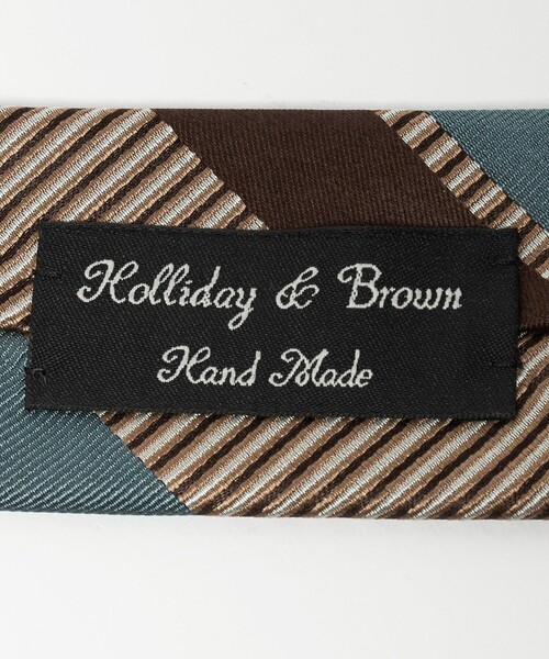UNITED ARROWS(ユナイテッドアローズ)の「<Holliday&Brown>カラー レジメント ネクタイ(ネクタイ・メンズ・ベージュ・FREE)」の5枚目の写真