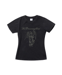 ナイトメア ウォッシュドスリムフィット半袖Tシャツ