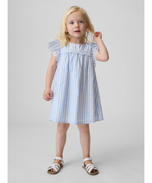 GAP | アイレット ギンガムチェック ワンピース (幼児・ベビー)(ワンピース)