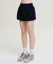 LAZYBEE（レイジービー）の「エアクーリング 2in1レギンスショーツスポーツ（ウォーターランニング運動ヘルス）ツーインワンショートパンツ W ブラック（その他パンツ）」